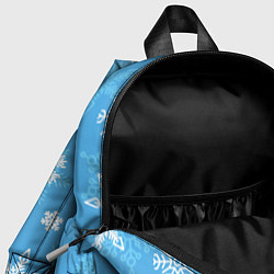 Детский рюкзак Голубой снегопад, цвет: 3D-принт — фото 2