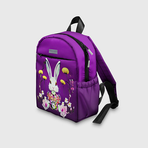 Детский рюкзак Кролик с одуванчиками / 3D-принт – фото 3