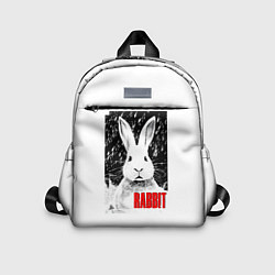 Детский рюкзак Строгий кролик, цвет: 3D-принт