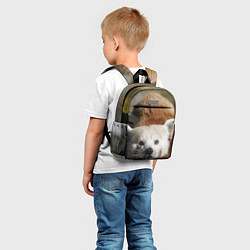 Детский рюкзак Красная панда ждёт, цвет: 3D-принт — фото 2