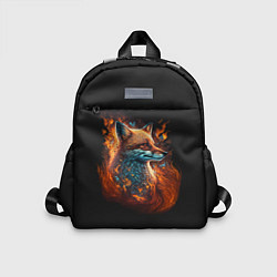 Детский рюкзак Огненная лиса, цвет: 3D-принт
