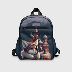 Детский рюкзак Лиса на Красной площади, цвет: 3D-принт