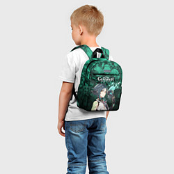 Детский рюкзак Сяо - геншин импакт, цвет: 3D-принт — фото 2