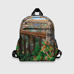 Детский рюкзак Minecraft постройка, цвет: 3D-принт