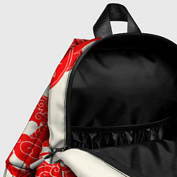 Детский рюкзак Японские красные драконы, цвет: 3D-принт — фото 2