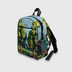 Детский рюкзак Воксельный лес, цвет: 3D-принт — фото 2