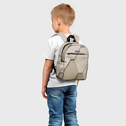Детский рюкзак Зеленая плитка, цвет: 3D-принт — фото 2