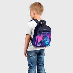 Детский рюкзак Cyber boy Genshin, цвет: 3D-принт — фото 2