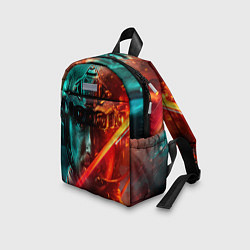 Детский рюкзак Боец на войне, цвет: 3D-принт — фото 2