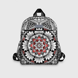 Детский рюкзак Мандала: цветочный узор, цвет: 3D-принт