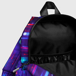Детский рюкзак Neon rain, цвет: 3D-принт — фото 2