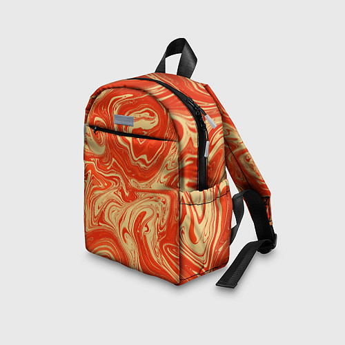 Детский рюкзак Апельсиновый узор / 3D-принт – фото 3