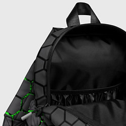 Детский рюкзак Абстрактыные соты, цвет: 3D-принт — фото 2