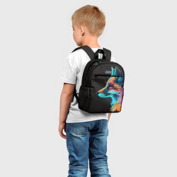 Детский рюкзак Лиса красками, цвет: 3D-принт — фото 2