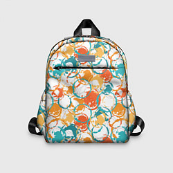 Детский рюкзак Разноцветные пятна красок, цвет: 3D-принт