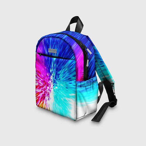 Детский рюкзак Всплеск ярких красок / 3D-принт – фото 3