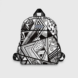 Детский рюкзак Геометрический орнамент, цвет: 3D-принт