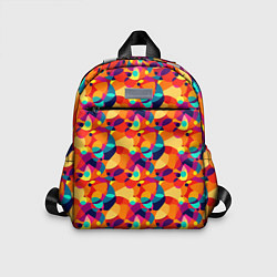 Детский рюкзак Абстрактный узор из разноцветных окружностей