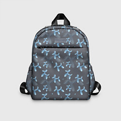 Детский рюкзак Паттерн с голубыми собаками, цвет: 3D-принт