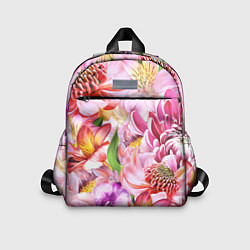 Детский рюкзак Цветочный рай, цвет: 3D-принт