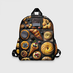 Детский рюкзак Сладкая пышная выпечка, цвет: 3D-принт