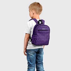 Детский рюкзак Паттерн элементали под электро, цвет: 3D-принт — фото 2