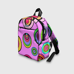 Детский рюкзак Разноцветные круги, цвет: 3D-принт — фото 2