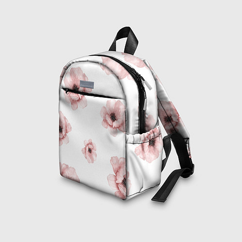 Детский рюкзак Цветок сакуры на белом фоне / 3D-принт – фото 3