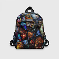Детский рюкзак Мозаика персонажи Dota 2, цвет: 3D-принт