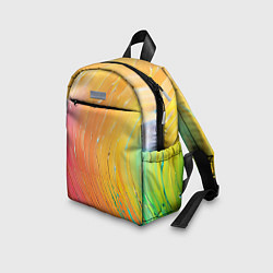 Детский рюкзак Оранжевое настроение красочная абстракция, цвет: 3D-принт — фото 2