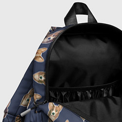 Детский рюкзак Паттерн с веселыми корги, цвет: 3D-принт — фото 2