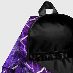 Детский рюкзак Кэ Цин на фоне молний, цвет: 3D-принт — фото 2