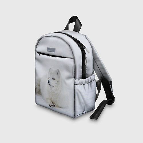 Детский рюкзак Полярная лисичка / 3D-принт – фото 3
