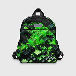 Детский рюкзак Броня крипера из майнкрафт, цвет: 3D-принт
