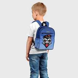 Детский рюкзак Морпех-енот, цвет: 3D-принт — фото 2