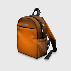Детский рюкзак Кислотный оранжевый с градиентом, цвет: 3D-принт — фото 2