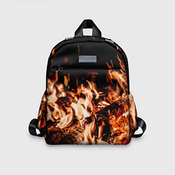 Детский рюкзак Огонь-пламя, цвет: 3D-принт