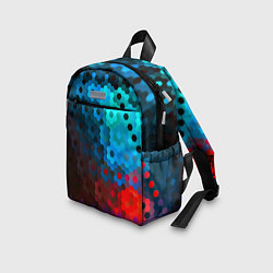 Детский рюкзак Битва размытых пикселей, цвет: 3D-принт — фото 2