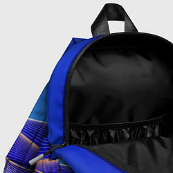 Детский рюкзак Волновая растровая композиция, цвет: 3D-принт — фото 2