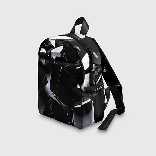 Детский рюкзак Хромированные кубы / 3D-принт – фото 3
