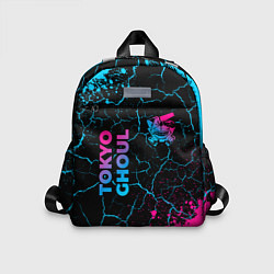 Детский рюкзак Tokyo Ghoul - neon gradient: надпись, символ, цвет: 3D-принт
