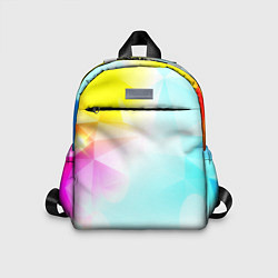 Детский рюкзак Gradient colors geometry, цвет: 3D-принт