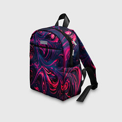 Детский рюкзак Неоновые краски во тьме, цвет: 3D-принт — фото 2