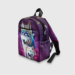 Детский рюкзак Полярные волки - нейросеть, цвет: 3D-принт — фото 2