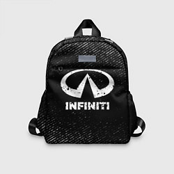Детский рюкзак Infiniti с потертостями на темном фоне, цвет: 3D-принт