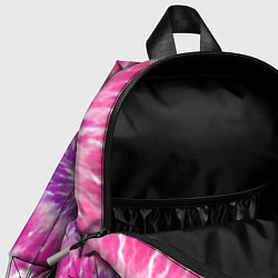 Детский рюкзак Тай-дай розовый с фиолетовым, цвет: 3D-принт — фото 2