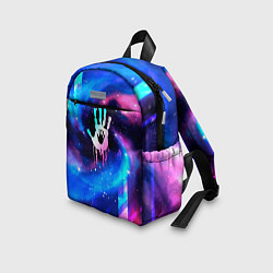 Детский рюкзак Death Stranding неоновый космос, цвет: 3D-принт — фото 2
