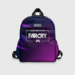 Детский рюкзак Far Cry gaming champion: рамка с лого и джойстиком, цвет: 3D-принт