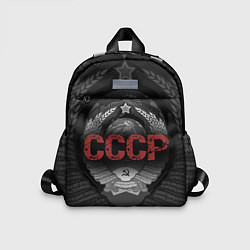 Детский рюкзак Герб Советского союза с надписью СССР, цвет: 3D-принт