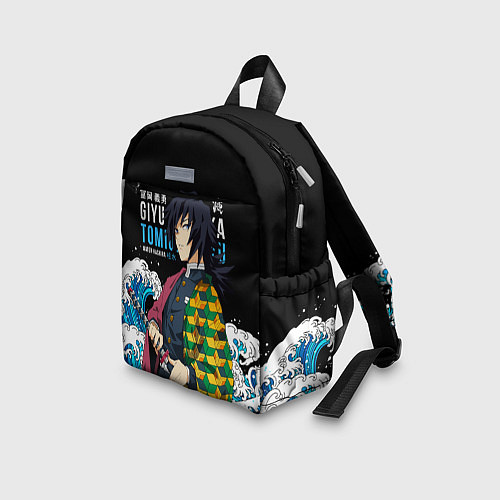Детский рюкзак Гиу Томиока на фоне волн / 3D-принт – фото 3
